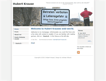 Tablet Screenshot of hubert-krause.de